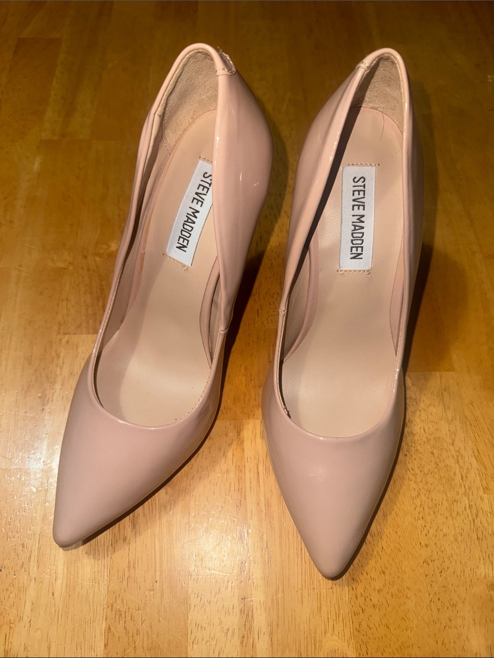 Steve Madden Nude Pointed-Toe Pumps - Size 6.5